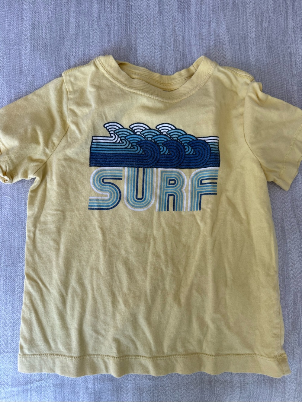 Hanna Andersson Yellow Surf Graphic Tee